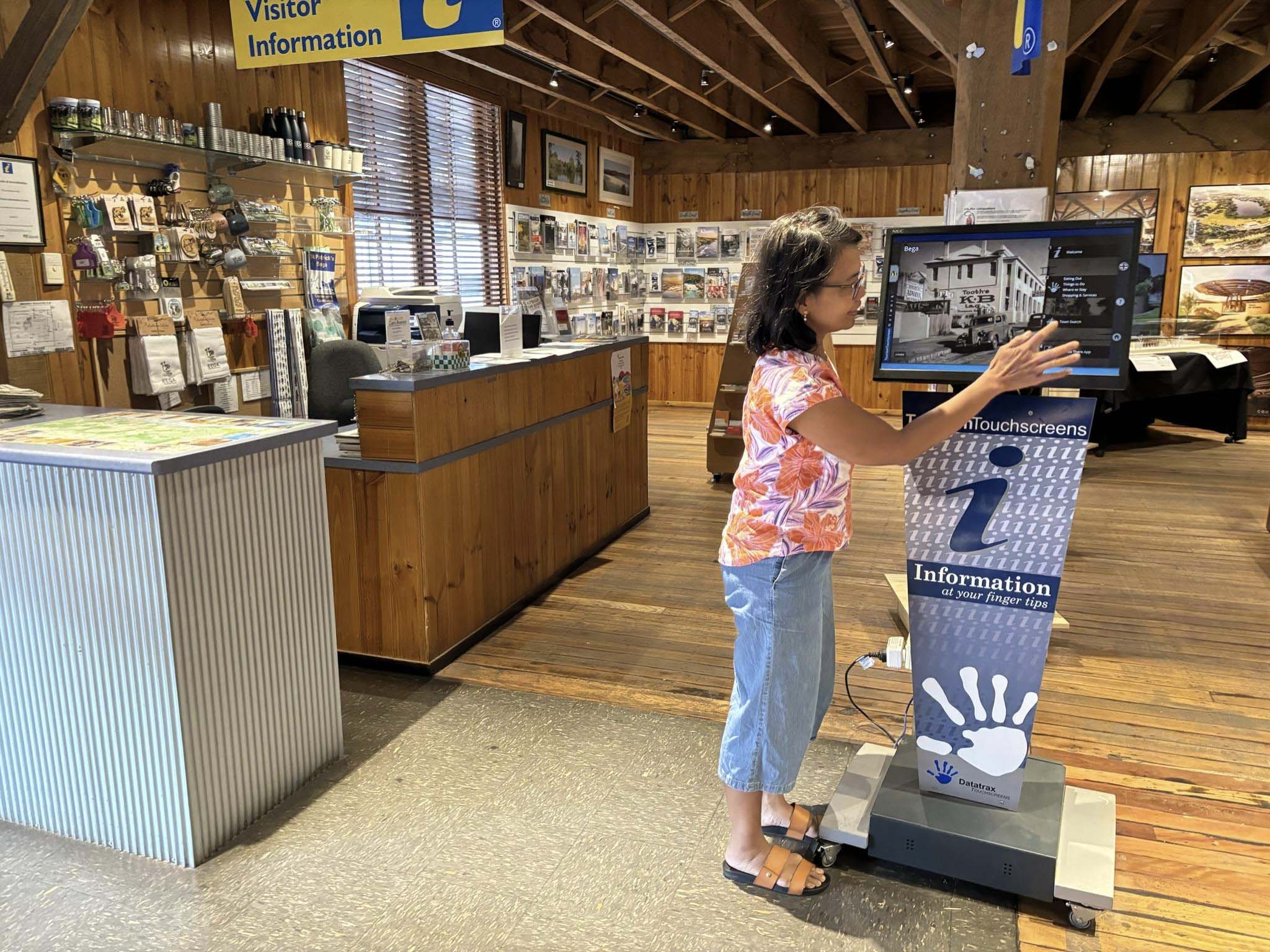 Datatrax Administration manager Kristina Ekawati at the Bega Cheese Heritage Centre