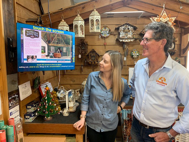Clog Barn pictured with owner John Hartsuyker and daughter Alison Brookes